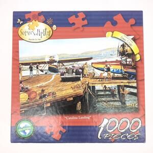 Serendipity Puzzle Catalina Landing by James Dietz 1000 Piece Jigsaw Puzzle GUC